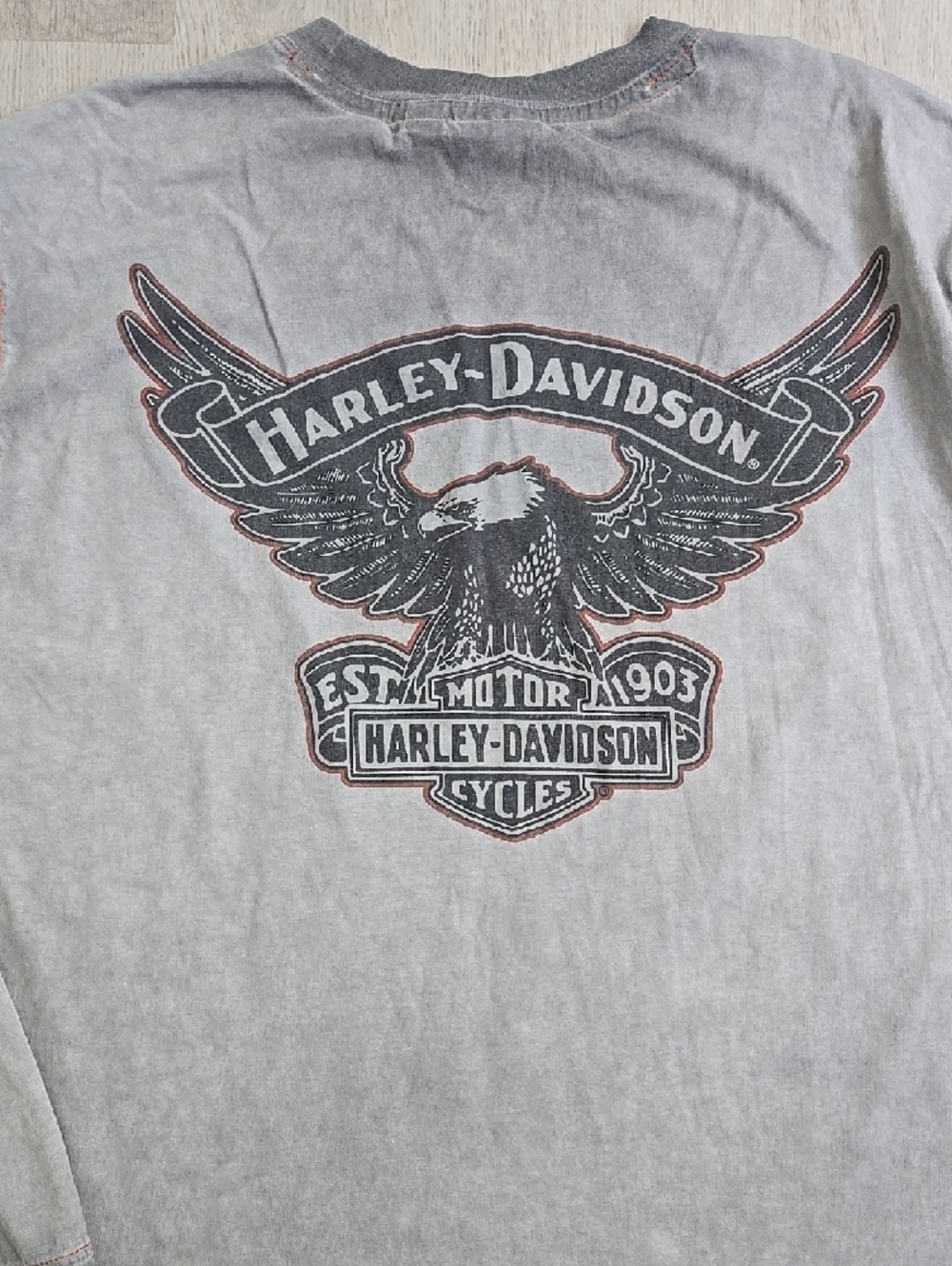 Harley Davidson Long Sleeve Tee Size XL - Picture 7 of 13